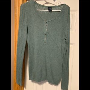 Gap waffle thermal long sleeve
